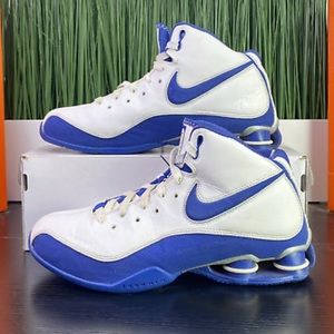 NWOT!! Men’s Nike shox zoom elite flight white!